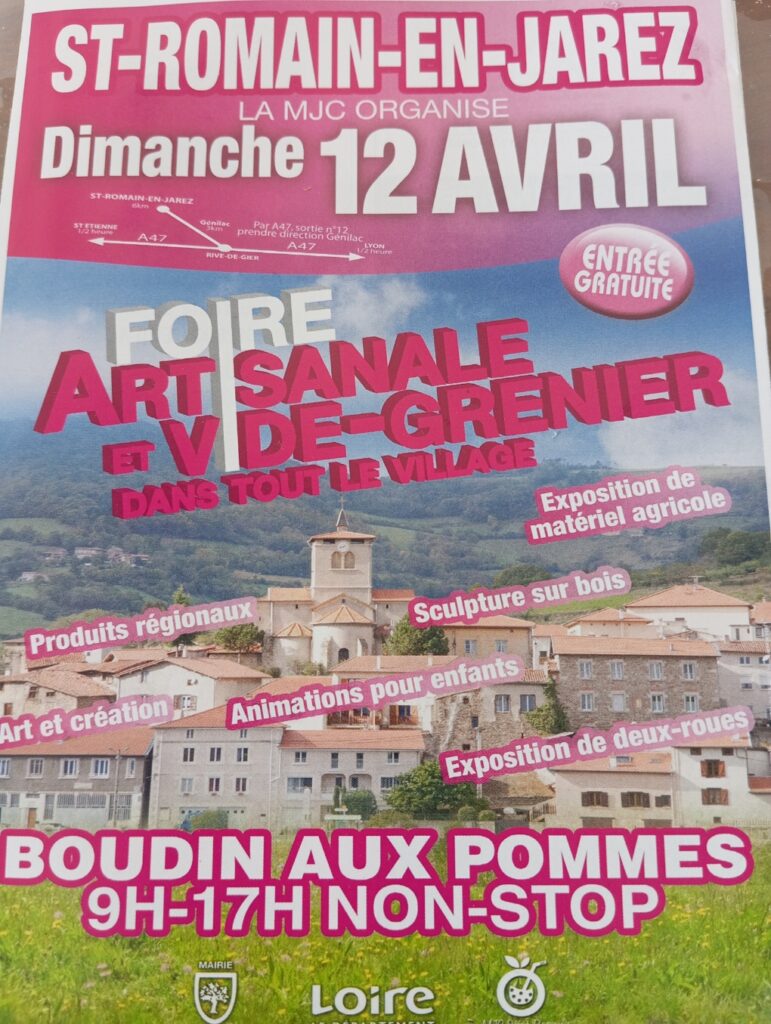 Foire Artisanale et Vide-Grenier à Saint-Romain-en-Jarez