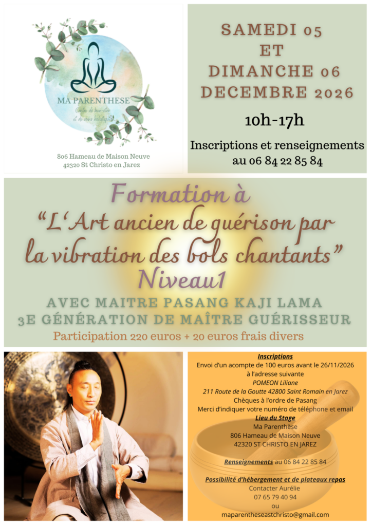 S'initier à la guérison par le son : Formation aux bols chantants à Saint-Christo-en-Jarez